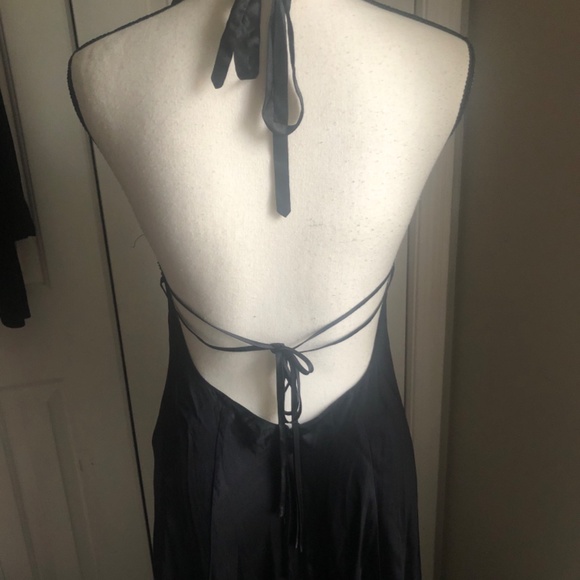 Marciano Black Silk Dress - Picture 4 of 9